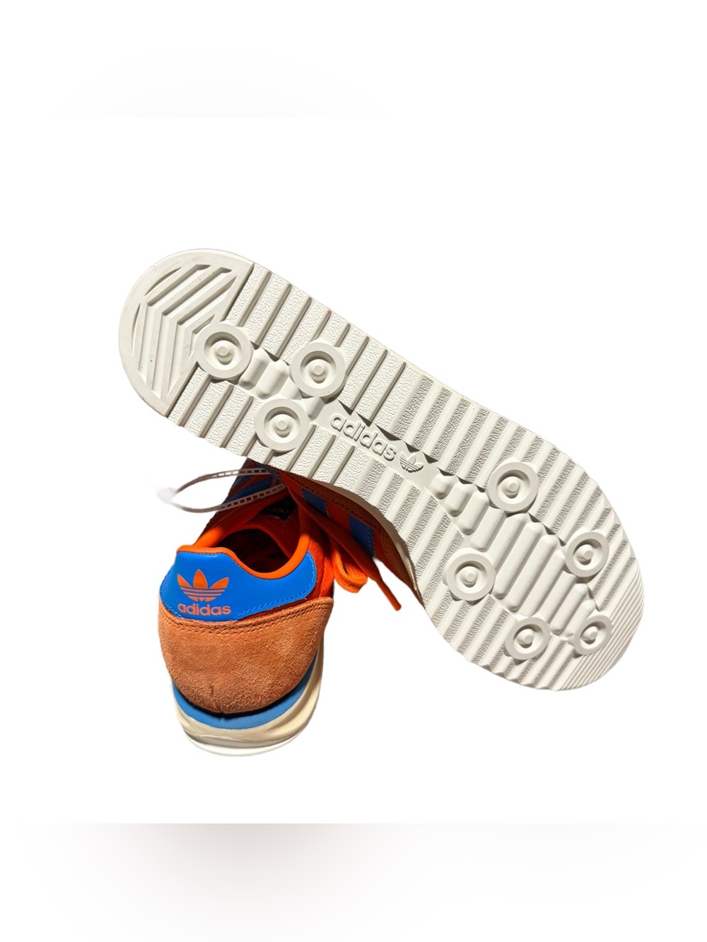 adidas Sl 72 Rs Lace Up Men 9 Collegiate Orange Sneakers Casual Shoe JS0748 NWT - Picture 6 of 6